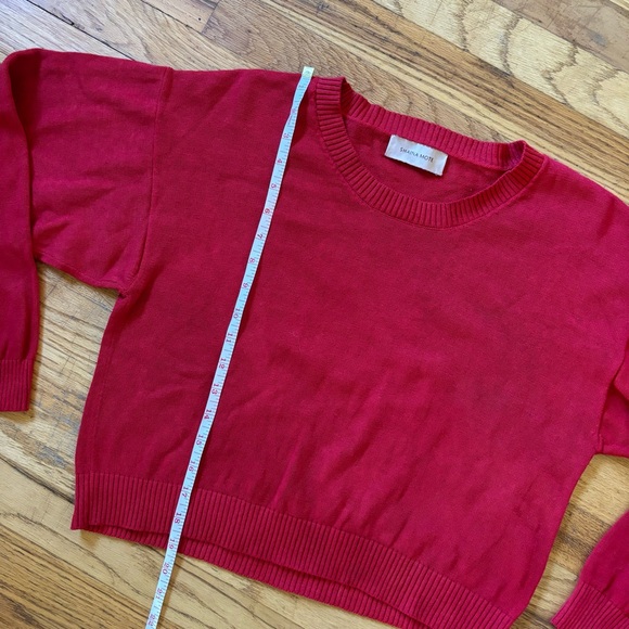✨SOLD✨Shaina Mote cropped red sweater size xs - Picture 10 of 11